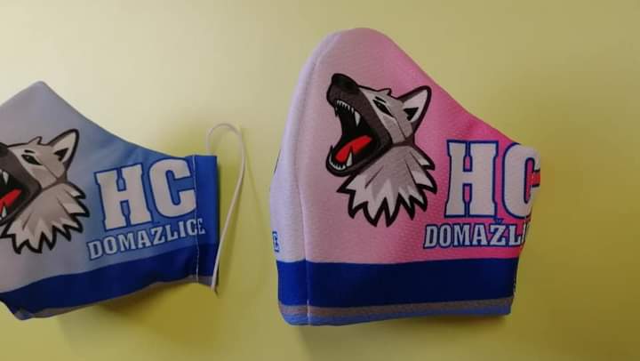 Rouška HC Domažlice (dospělé, dětské) Rouška HC Domažlice (dospělé, dětské)
